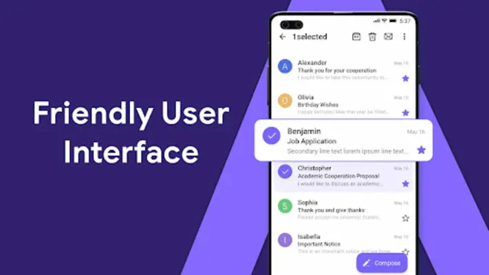 Email Lite android App screenshot 3